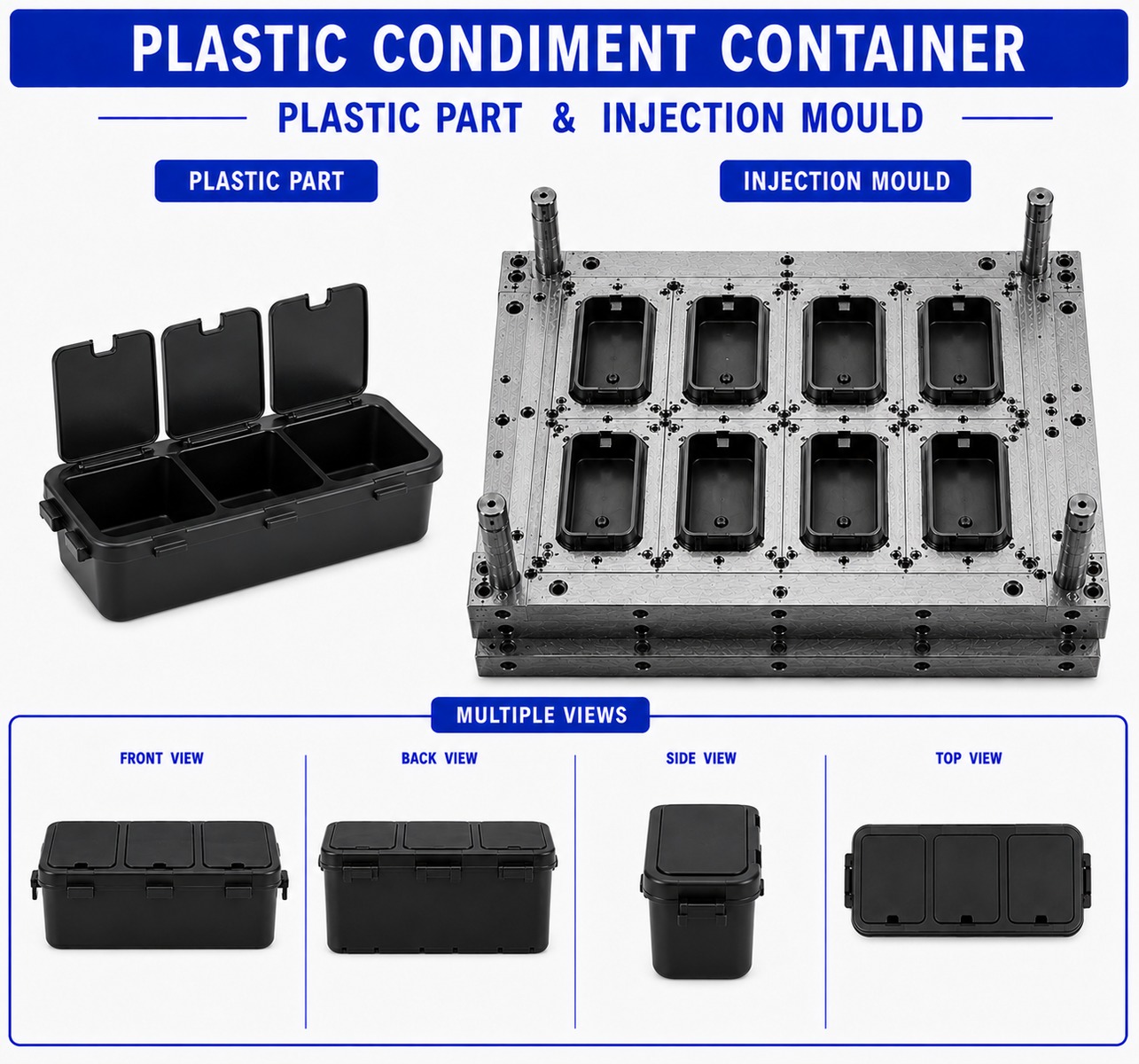 Plastic Condiment Container Mould and Moulding Service